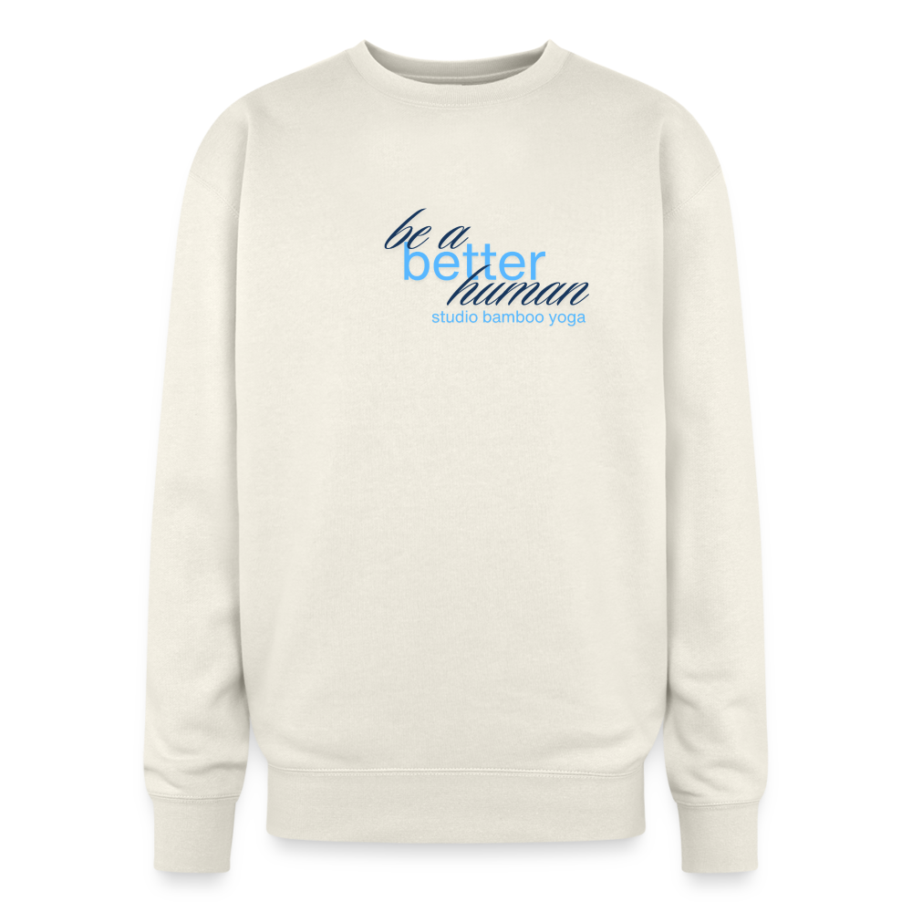 Be  a Better Human Oversized Crewneck Sweatshirt - ivory