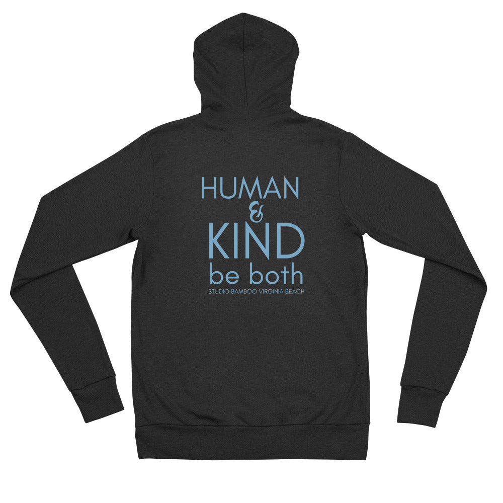 Human & Kind Unisex zip hoodie