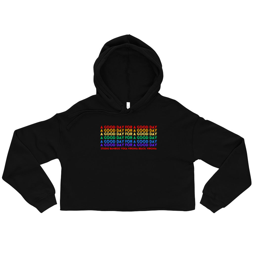 A Good Day Crop Hoodie