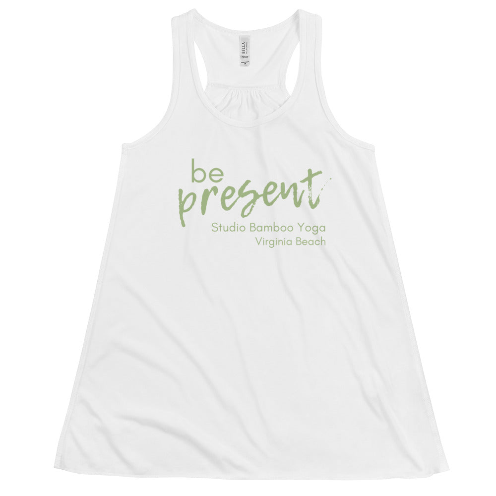 Be Present Women's Flowy Racerback Tank