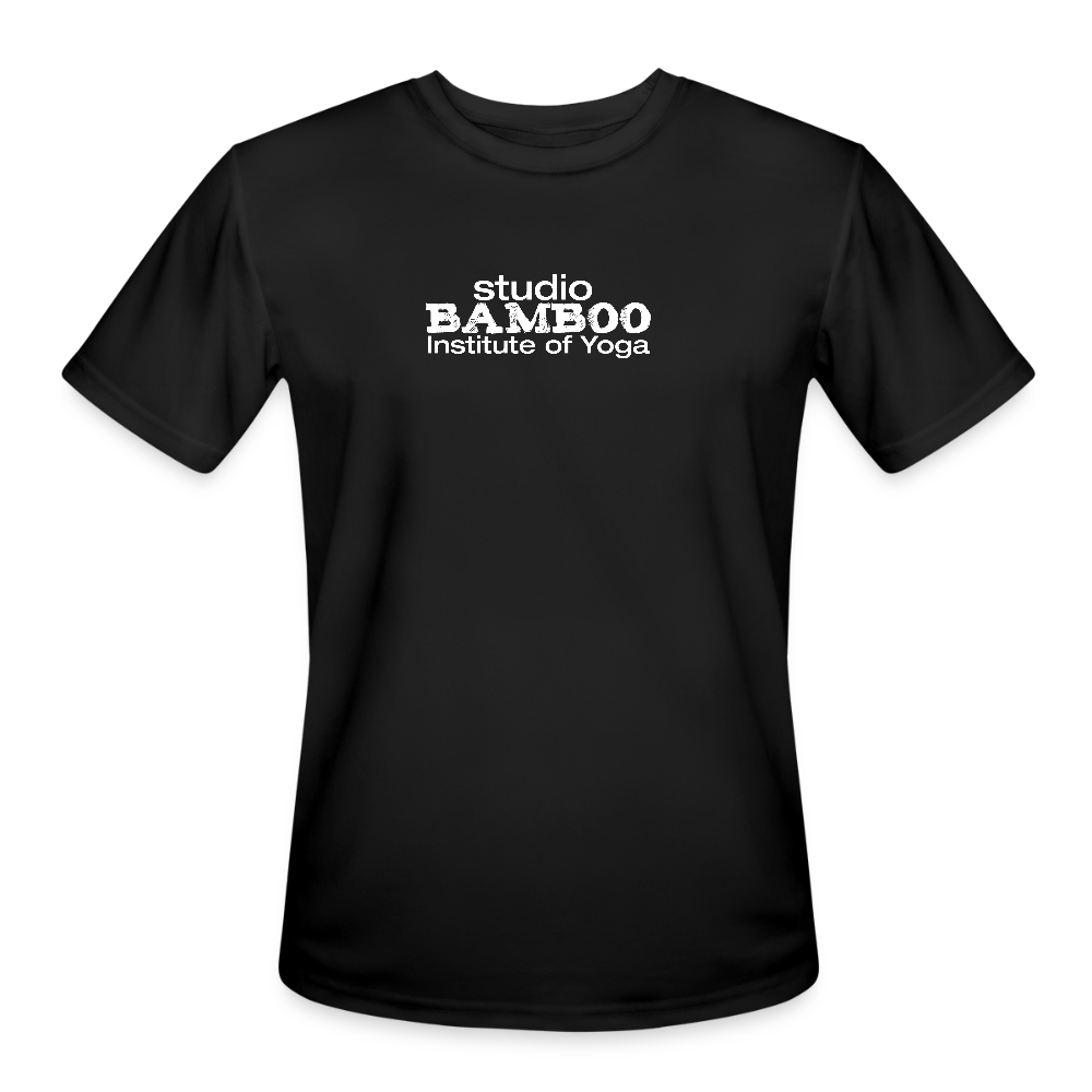 Classic Bamboo Men’s Moisture Wicking Performance T-Shirt - black