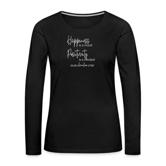 Happiness Women's Premium Long Sleeve T-Shirt - black