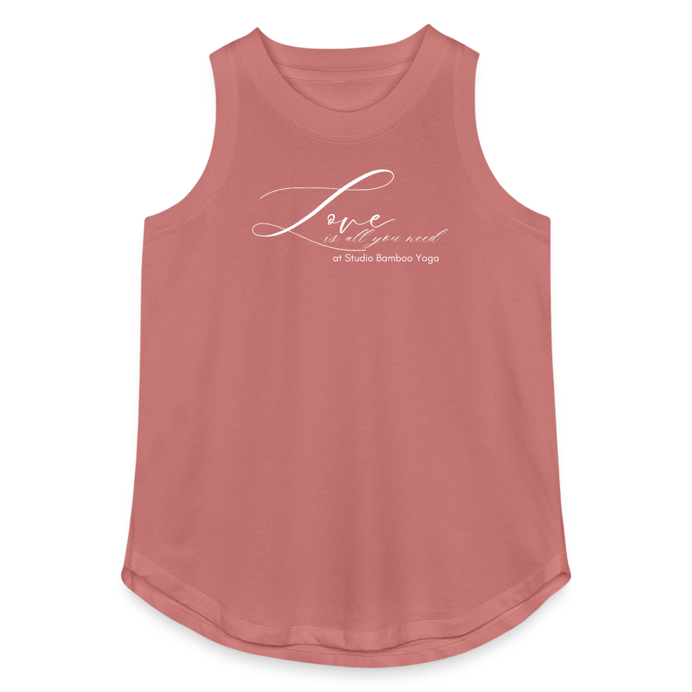 Love is All You Need Women's Relaxed Tank Top - mauve