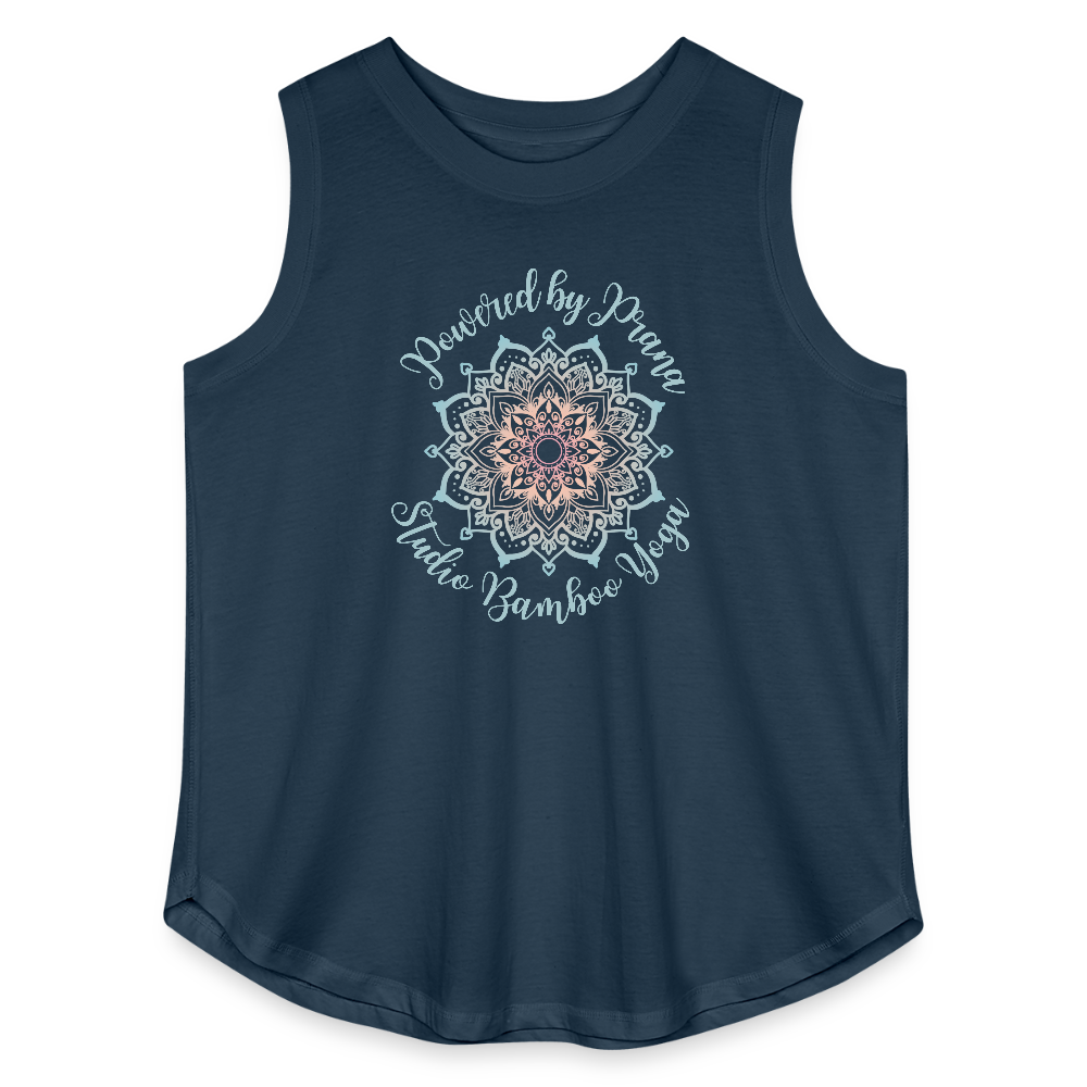 Powered by Prana Women's Curvy Relaxed Tank Top - denim