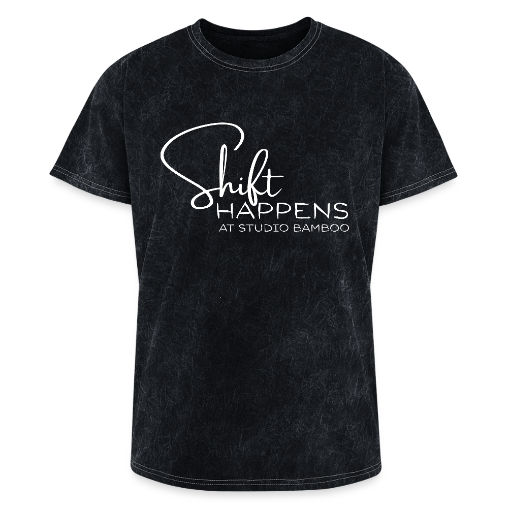 Shift Happens Mineral Wash T-shirt - mineral black