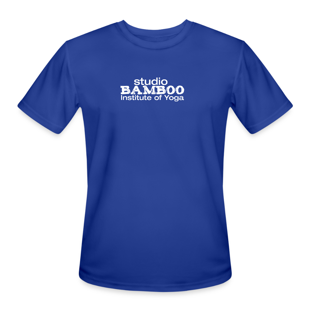 Classic Bamboo Men’s Moisture Wicking Performance T-Shirt - royal blue