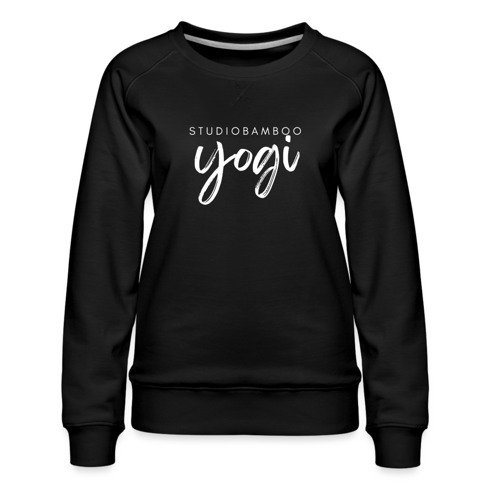 Studio Bamboo Yogi Women’s Premium Sweatshirt - black