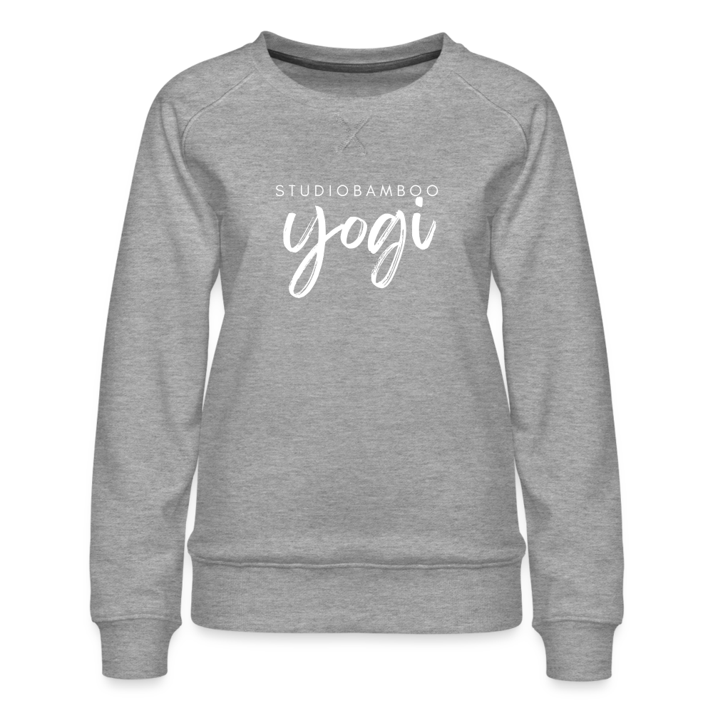Studio Bamboo Yogi Women’s Premium Sweatshirt - heather grey