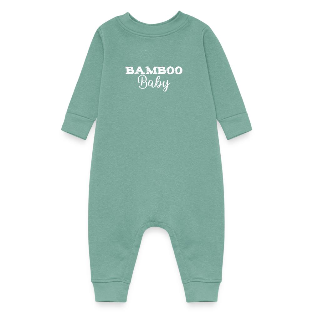 Bamboo Baby Fleece One Piece - saltwater