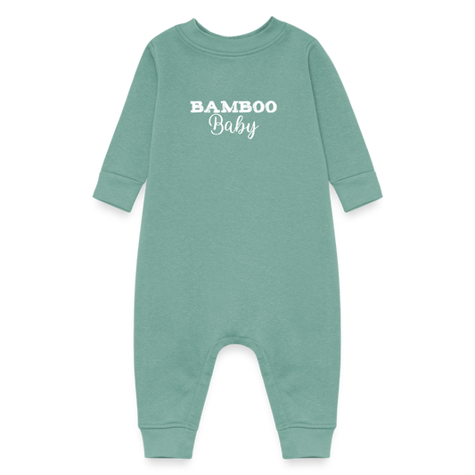 Bamboo Baby Fleece One Piece - saltwater