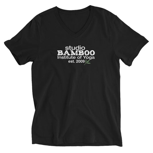Classic Bamboo Unisex Short Sleeve V-Neck T-Shirt