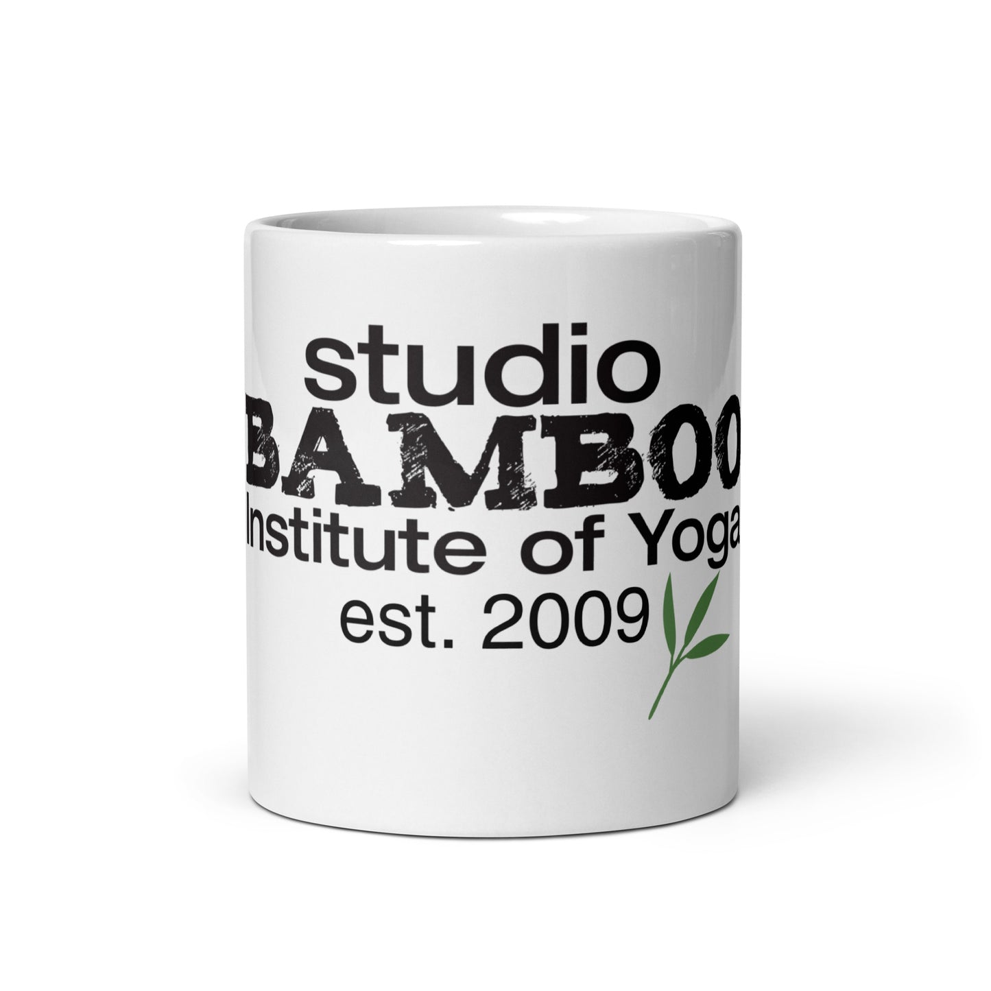 Classic Bamboo White Mug