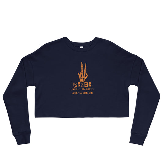 Peace Crop Sweatshirt