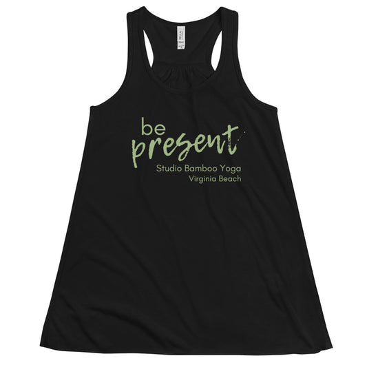 Be Present Women's Flowy Racerback Tank